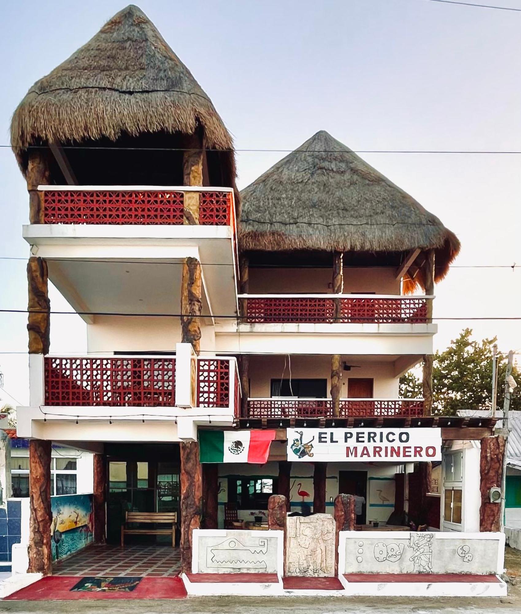 Posada El Perico Marinero Rio Lagartos Luaran gambar