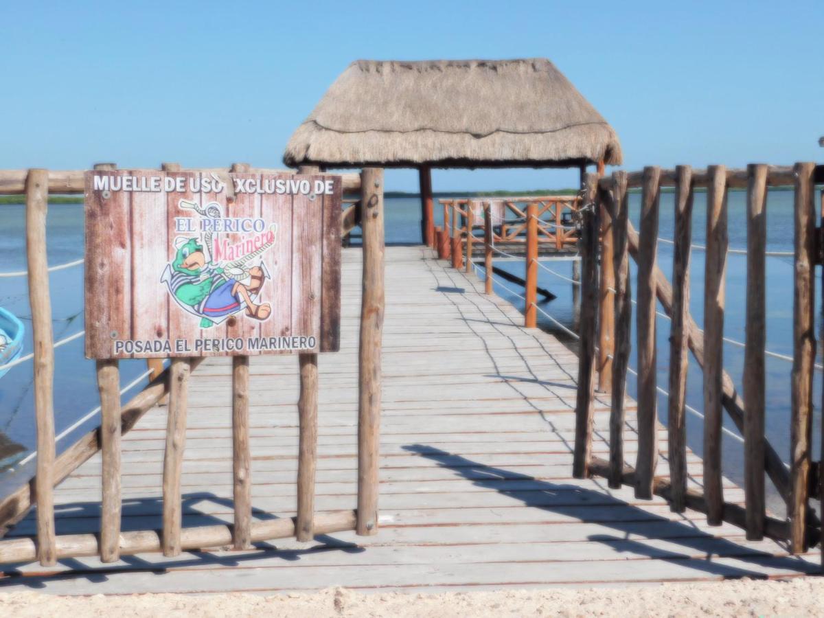 Posada El Perico Marinero Rio Lagartos Luaran gambar